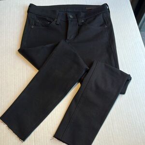 Rag and Bone black skinny cropped jeans